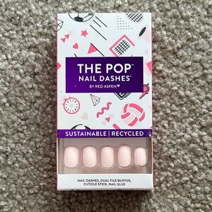 Red Aspen Pink Nail Dashes